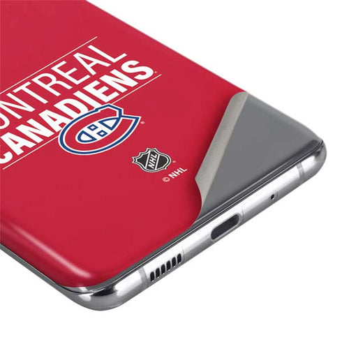 NHL Montreal Canadiens Lineup Galaxy S20 Ultra 5G Skin