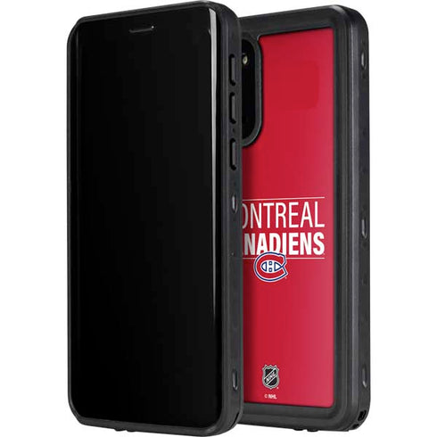 NHL Montreal Canadiens Lineup Galaxy S20 Waterproof Case