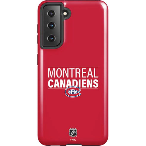 NHL Montreal Canadiens Lineup Galaxy S21 5G Pro Case