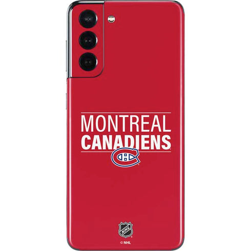 NHL Montreal Canadiens Lineup Galaxy S21 5G Skin