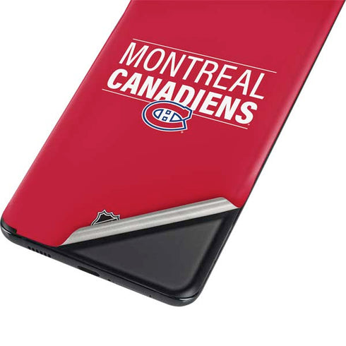 NHL Montreal Canadiens Lineup Galaxy S21 5G Skin