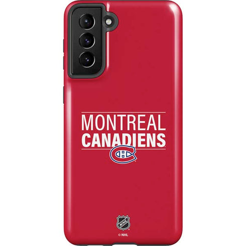NHL Montreal Canadiens Lineup Galaxy S21 Plus 5G Pro Case