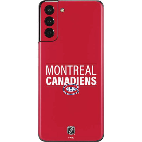 NHL Montreal Canadiens Lineup Galaxy S21 Plus 5G Skin
