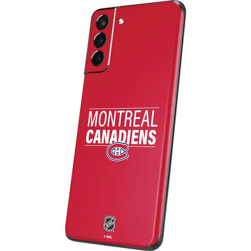 NHL Montreal Canadiens Lineup Galaxy S21 Plus 5G Skin