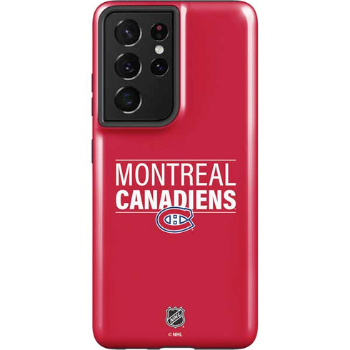 NHL Montreal Canadiens Lineup Galaxy S21 Ultra 5G Pro Case