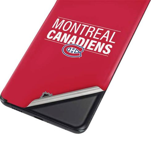 NHL Montreal Canadiens Lineup Galaxy S21 Ultra 5G Skin