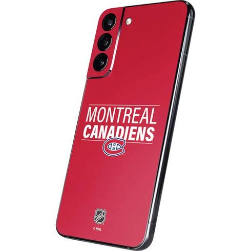 NHL Montreal Canadiens Lineup Galaxy S22 Plus Skin