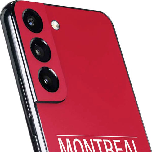 NHL Montreal Canadiens Lineup Galaxy S22 Plus Skin