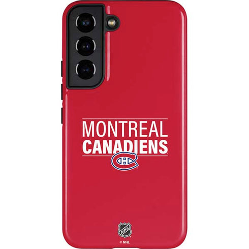 NHL Montreal Canadiens Lineup Galaxy S22 Pro Case