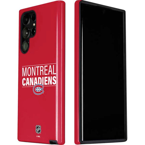 NHL Montreal Canadiens Lineup Galaxy S22 Ultra Pro Case