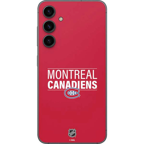 NHL Montreal Canadiens Lineup Galaxy S23 FE Skin