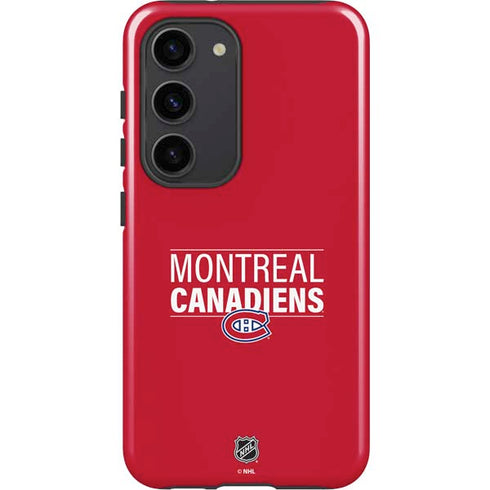 NHL Montreal Canadiens Lineup Galaxy S23 Pro Case