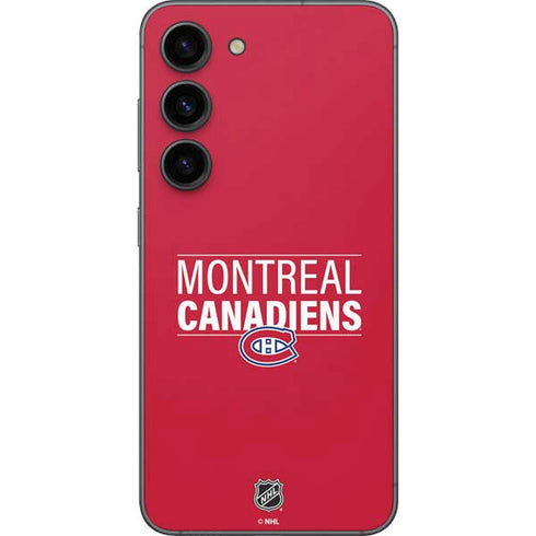 NHL Montreal Canadiens Lineup Galaxy S23 Skin