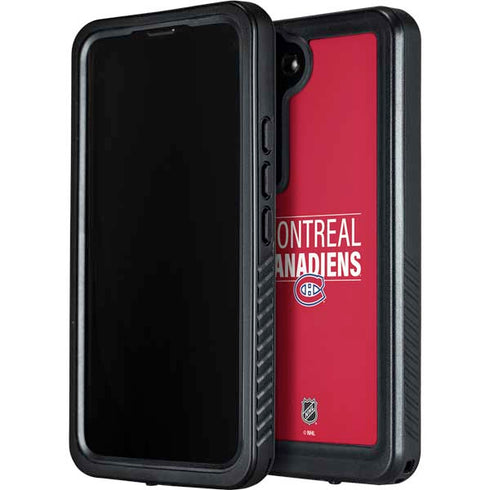 NHL Montreal Canadiens Lineup Galaxy S23 Waterproof Case