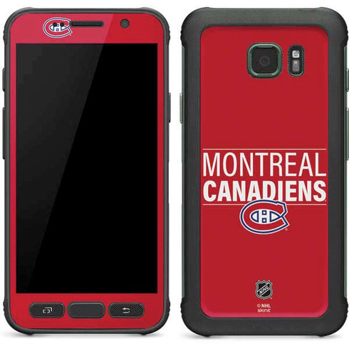 NHL Montreal Canadiens Lineup Galaxy S7 Active Skin