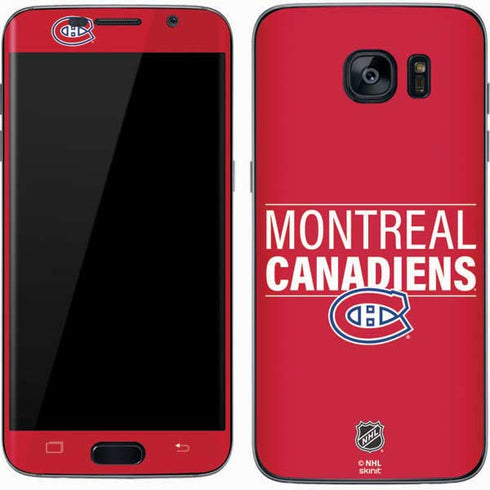 NHL Montreal Canadiens Lineup Galaxy S7 Skin