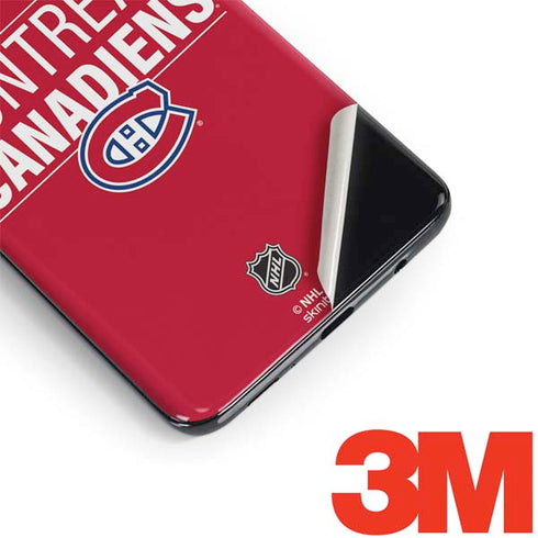 NHL Montreal Canadiens Lineup Galaxy S9 Plus Skin