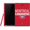 NHL Montreal Canadiens Lineup Samsung Galaxy Tab Skin