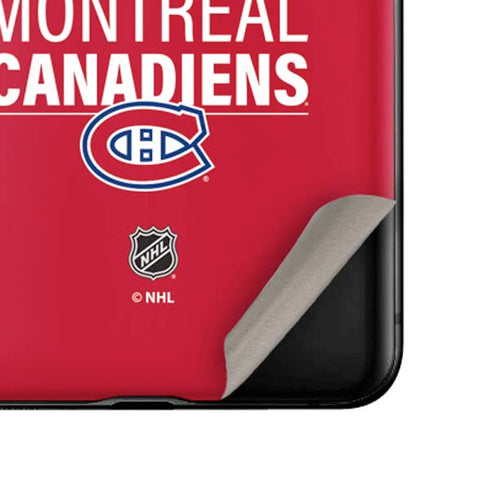 NHL Montreal Canadiens Lineup Galaxy Z Flip Skin