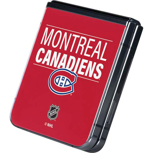 NHL Montreal Canadiens Lineup Galaxy Z Flip5 5G Skin