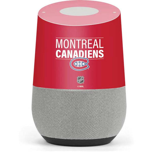 NHL Montreal Canadiens Lineup Google Home Skin