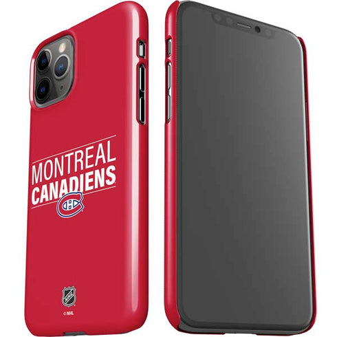 NHL Montreal Canadiens Lineup iPhone 11 Pro Lite Case