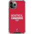 NHL Montreal Canadiens Lineup iPhone 11 Pro Max Clear Case