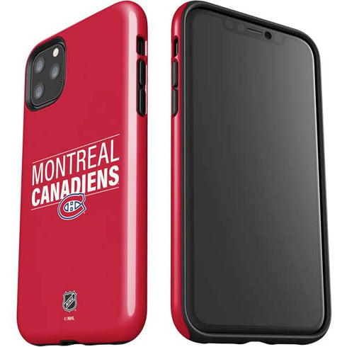NHL Montreal Canadiens Lineup iPhone 11 Pro Max Impact Case