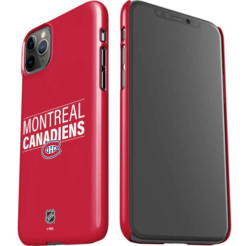 NHL Montreal Canadiens Lineup iPhone 11 Pro Max Lite Case