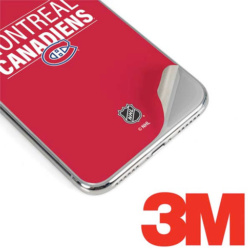 NHL Montreal Canadiens Lineup iPhone 11 Pro Skin