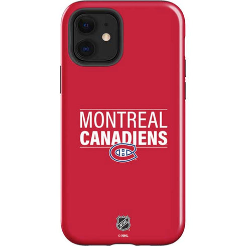 NHL Montreal Canadiens Lineup iPhone 12 Impact Case