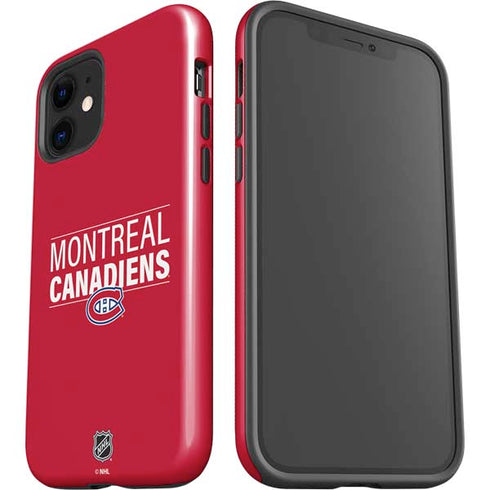 NHL Montreal Canadiens Lineup iPhone 12 Impact Case