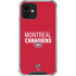 NHL Montreal Canadiens Lineup iPhone 12 Mini Clear Case