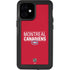 NHL Montreal Canadiens Lineup iPhone 12 Mini Waterproof Case