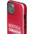 NHL Montreal Canadiens Lineup iPhone 13 Impact Case
