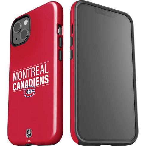 NHL Montreal Canadiens Lineup iPhone 13 Impact Case