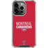 NHL Montreal Canadiens Lineup iPhone 13 Pro Clear Case