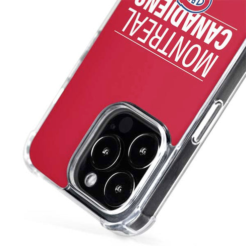 NHL Montreal Canadiens Lineup iPhone 13 Pro MagSafe Case