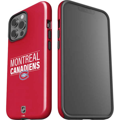 NHL Montreal Canadiens Lineup iPhone 13 Pro Max Impact Case