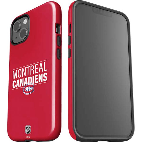 NHL Montreal Canadiens Lineup iPhone 15 Plus Impact Case