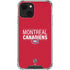 NHL Montreal Canadiens Lineup iPhone 14 Plus Clear Case