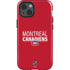 NHL Montreal Canadiens Lineup iPhone 15 Impact Case