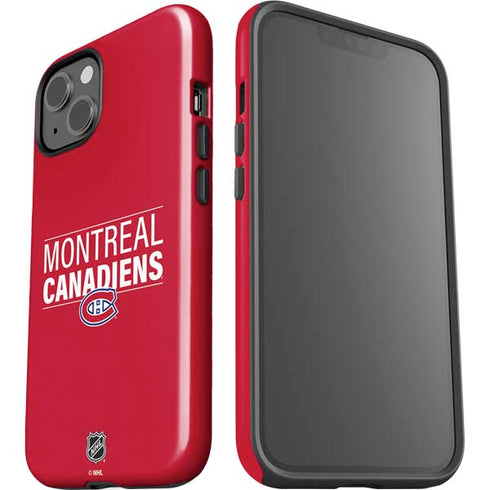 NHL Montreal Canadiens Lineup iPhone 15 Impact Case