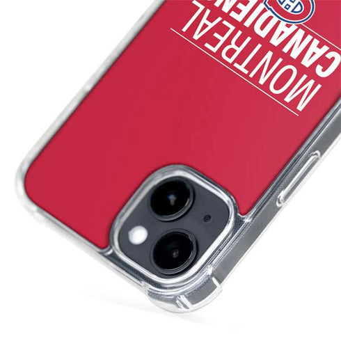 NHL Montreal Canadiens Lineup iPhone 15 Plus MagSafe Case
