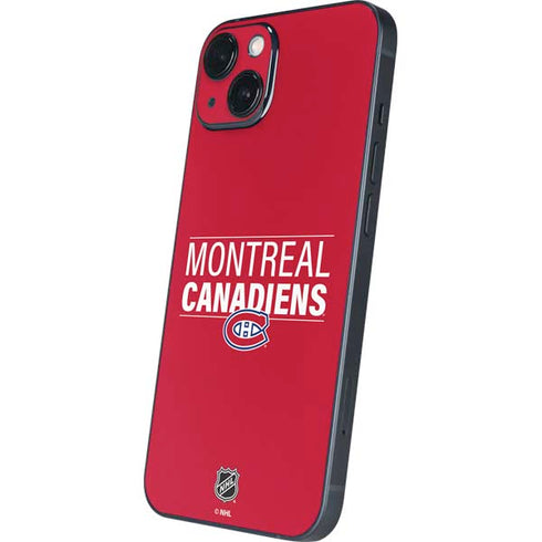 NHL Montreal Canadiens Lineup iPhone 15 Plus Skin