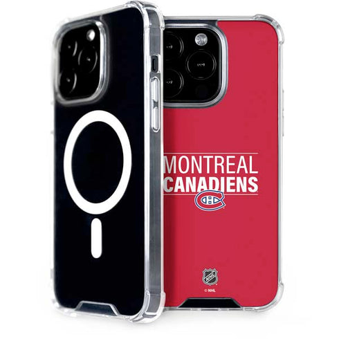 NHL Montreal Canadiens Lineup iPhone 14 Pro MagSafe Case