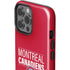 NHL Montreal Canadiens Lineup iPhone 15 Pro Max Impact Case