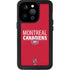 NHL Montreal Canadiens Lineup iPhone 14 Pro Waterproof Case