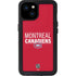 NHL Montreal Canadiens Lineup iPhone 15 Plus Waterproof Case