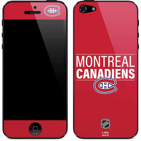 NHL Montreal Canadiens Lineup iPhone 5/5s/5SE Skin